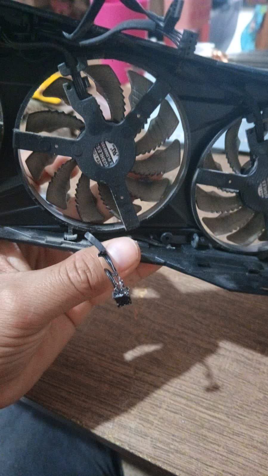 Retiro de ventiladores